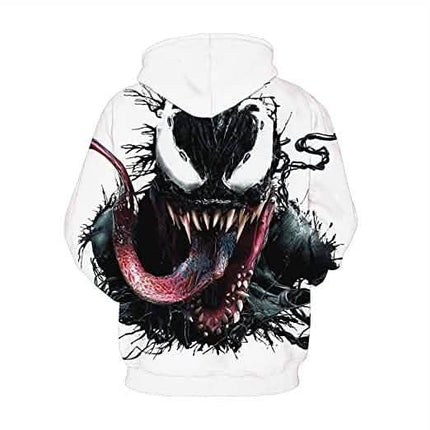 Unisex 3D Pattern Venom Printed Hoodies