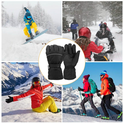 Unisex Battery Powered Heated Waterproof Gloves