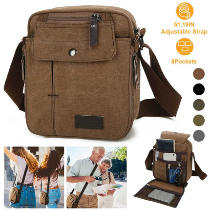 Unisex Crossbody Bags Canvas