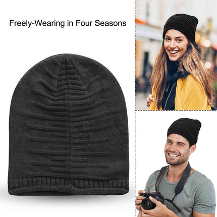 Unisex Knit Beanie Slouchy Baggy Hat