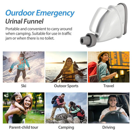 Unisex Potty Pee Funnel Adult Emergency Urinal Device
