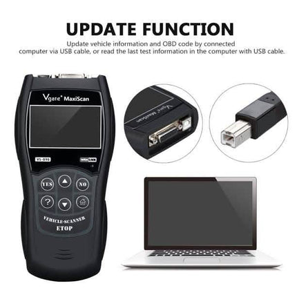 Universal Car Fault Reader Code Scanner Diagnostic Tool OBD 2 SCAN Reset Tool