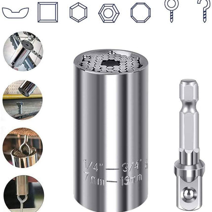 Universal Drill Socket Gadget Adapter Set