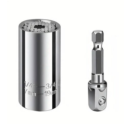 Universal Torque Wrench 7-19mm Hexagonal Multi-functional Universal Socket