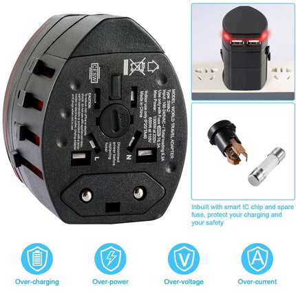 Universal Travel Power Adapter All in One Wall Charger