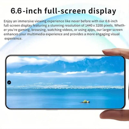 Unlocked Smartphone 4GB 64GB Large 6.6 inch HD Display Dual SIM 4G LTE
