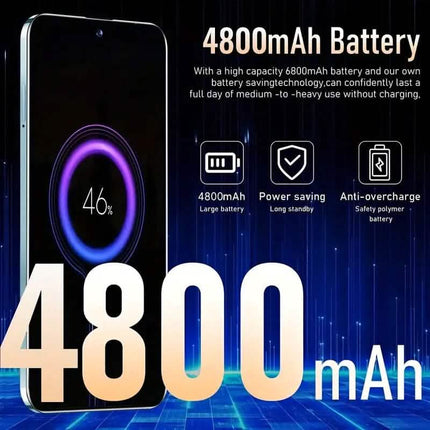 Unlocked Smartphone 4GB 64GB Large 6.6 inch HD Display Dual SIM 4G LTE