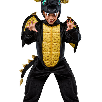 Black Dragon Zipsters Child Costume