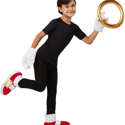 Sonic Kids Costume Accessory Kit Ring, Shoes Covers and Gloves