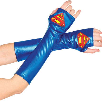 Supergirl Gauntlets Adult Accessory Officially Licensed