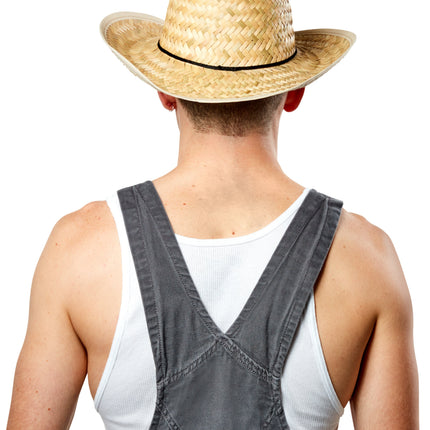 Straw Harvest Cowboy Farm Hand Costume Hat