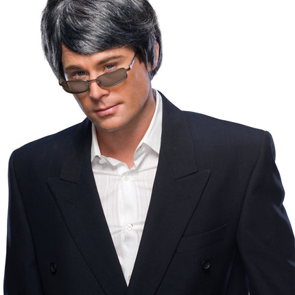 Millionaire Character Wig, Grey, One Size