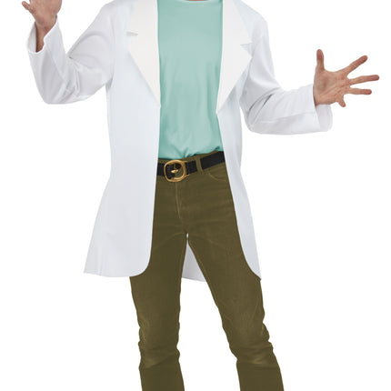 Rick and Morty: Rick Lab Coat and Mask Adult Costume