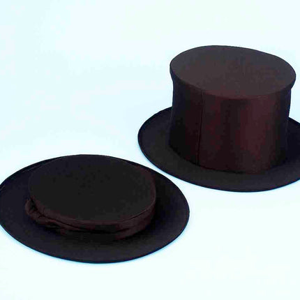 Magic Collapsible Magician Black Top Hat