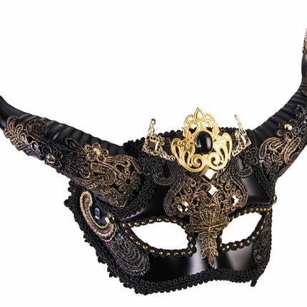 Faun Mythical Creature Elegant Deluxe Mask