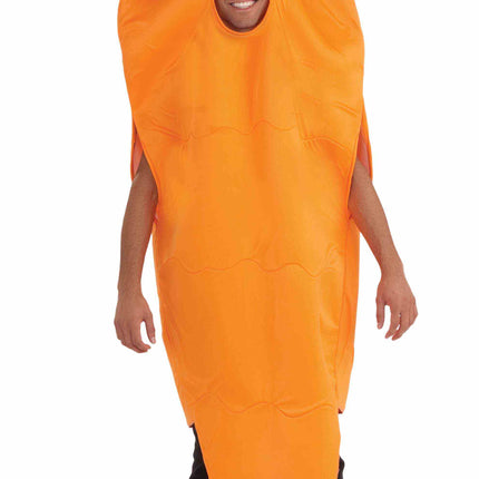 Carrot Costume for Adults, Unisex Standard Orange