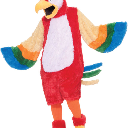 Parrot Mascot Adult Tropical Bird Costume