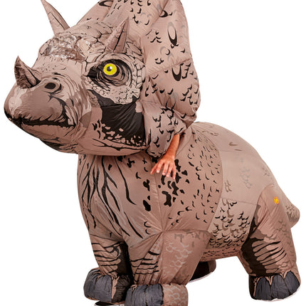 Triceratops Dinosaur Costume Adult Inflatable