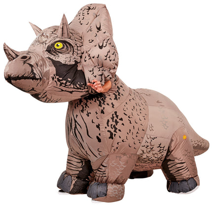 Triceratops Dinosaur Costume Adult Inflatable
