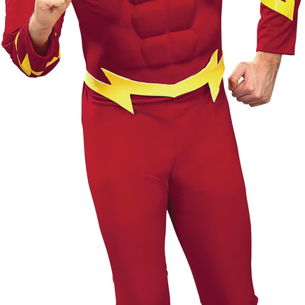 The Flash Muscle Chest Deluxe Adult Costume