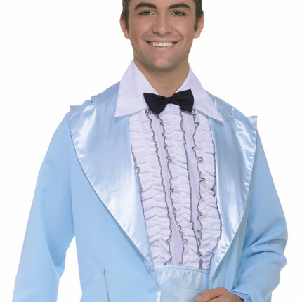 Dumb and Dumber White 70's Prom King Shirt Front