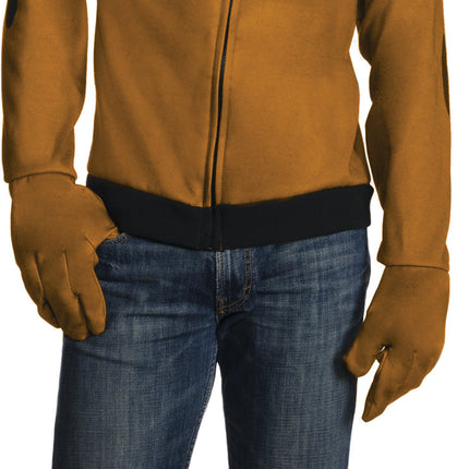 Scooby Doo Hoodie With Attached Gloves Adult X-Large Rubie's Costume