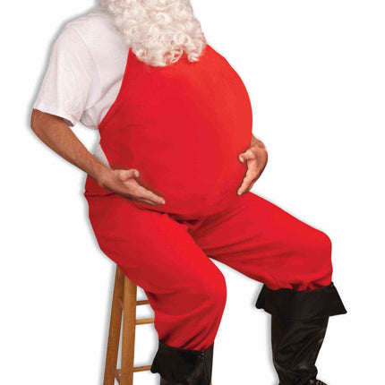 Red Belly Stuffer Santa Clause Costume Accessory