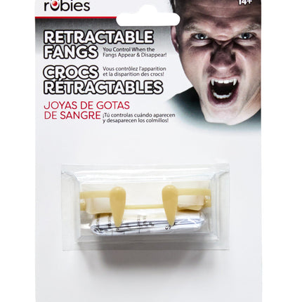 Retractable Vampire Fangs Dracula Teeth Adult