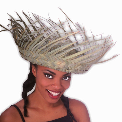 Bird's Nest Straw Farmer Adult Costume Hat