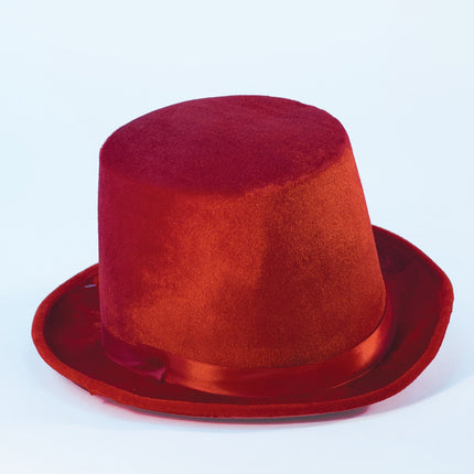 Deluxe Felt Red Top Hat
