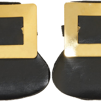 Gold Colonial Shoe Buckles Pilgrim Witch