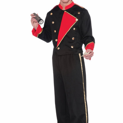 Vintage Hollywood Movie Usher Men's Costume Standard