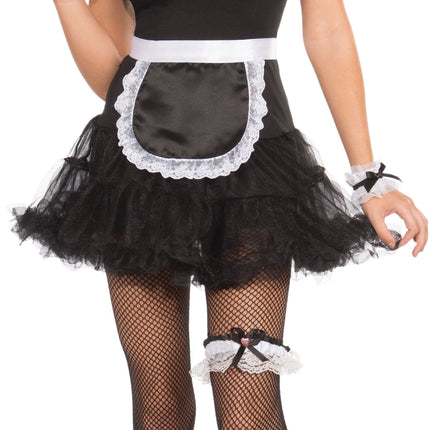French Maid Accessory Kit Black and White