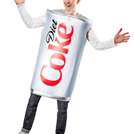 Diet Coke Can Foam Tunic Adult Costume Standard Size