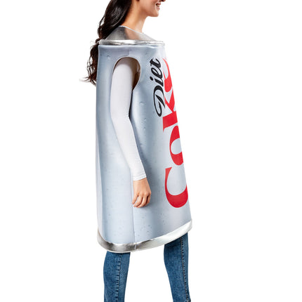Diet Coke Can Foam Tunic Adult Costume Standard Size