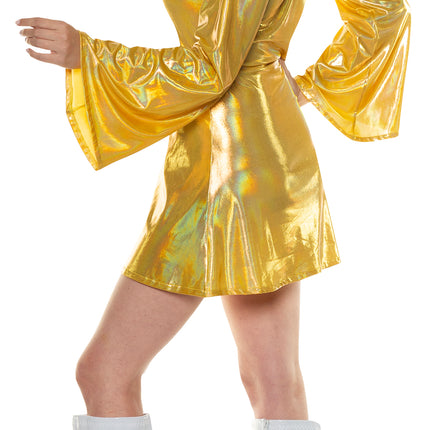 Disco 70s Gold Women Costume