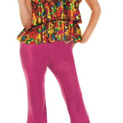 Retro 70s Women Floral Costume