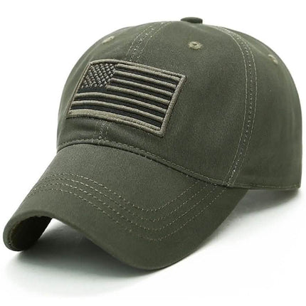 USA Flag Baseball Cap Army Embroidery Cotton Tactical Snapback Hat