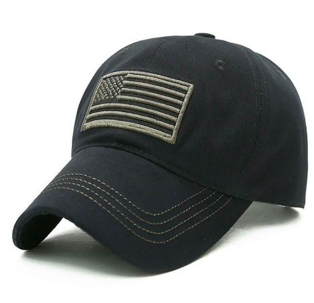USA Flag Baseball Cap Army Embroidery Cotton Tactical Snapback Hat