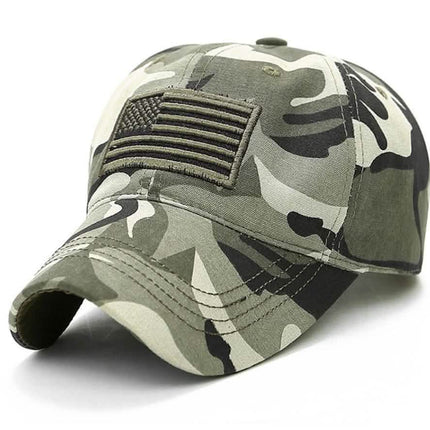 USA Flag Baseball Cap Army Embroidery Cotton Tactical Snapback Hat
