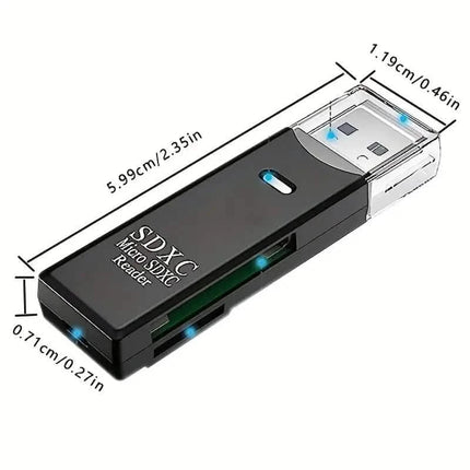 USB 2.0 SD Card Reader Micro SD Card To USB Adapter