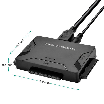 USB 3.0 to 2.5'' 3.5" IDE SATA Converter Adapter External Hard Drive Cable Kits