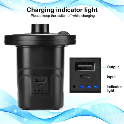 USB Rechargeable Cordless Electric Air Pump