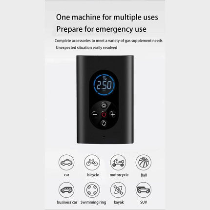 USB Rechargeable Intelligent Air Pump Car Portable