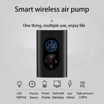 USB Rechargeable Intelligent Air Pump Car Portable