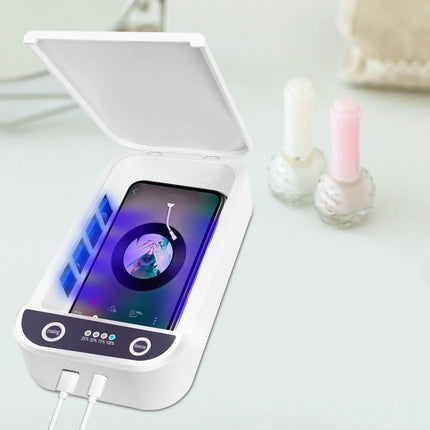 UV Light Phone Disinfection Box with Aromatherapy Function