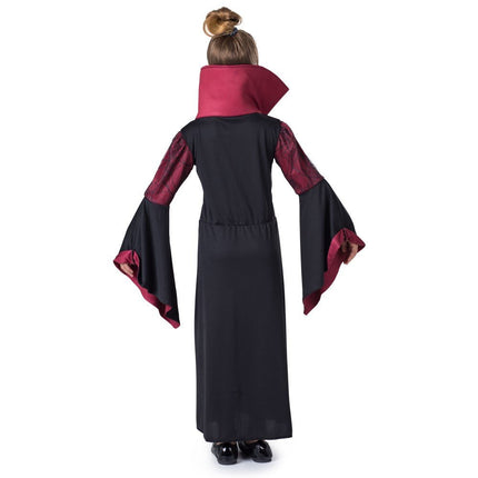 Girls Vampiress Costume with Gothic Dress and Dark Fantasy Style