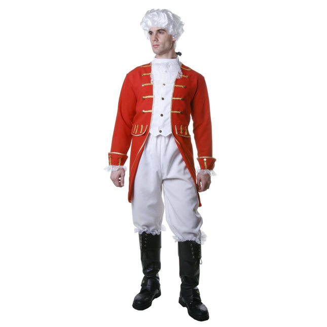 Adult Colonial Outfit, Classic Colonial-Era Inspired Attire for Men, Elegant Period-Style Dress-Up Clothing for Parties, Theater, Cosplay and Special Events