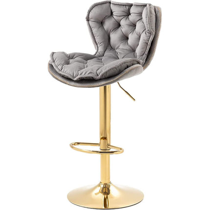 Vintage Swivel Velvet Bar Stools