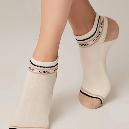 Cotton Ankle Socks Conte Active 572 - Terry Foot